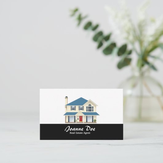 Real Anwesen Agent 2 Visitenkarte (Stehend Vorderseite)