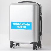 Real Anwesen Agent Aufkleber (Koffer)