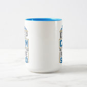 Real Anwesen Agent Behielt Calm Zuhause Sold Zweifarbige Tasse (Mittel)