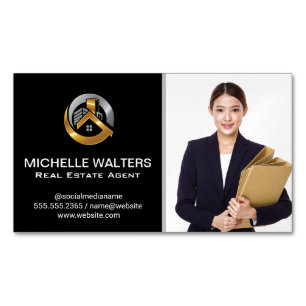 Real Anwesen Agent Benutzerdefiniertes Agent Magnetische Visitenkarte