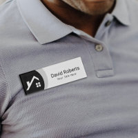 Real Anwesen Agent Benutzerdefiniertes Logo Schwar