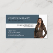 Real Anwesen Agent Blue Visitenkarte (Vorderseite)