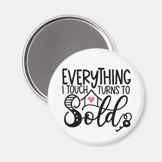 Real Anwesen Agent Broker Running Comps Realtor Magnet (Vorderseite/Rückseite)