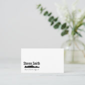 Real Anwesen Agent | City Skyline Visitenkarte (Stehend Vorderseite)