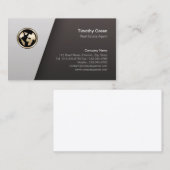 Real Anwesen Agent Einfache Minimalistische Visite Visitenkarte (Vorne/Hinten)