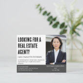 Real Anwesen Agent Einführung Marketing Landwirtsc Postkarte (Stehend Vorderseite)