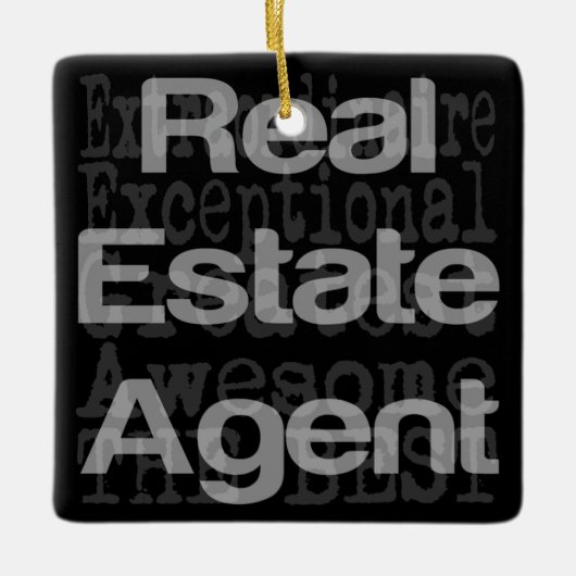 Real Anwesen Agent Extraordinator Keramikornament (Vorderseite)