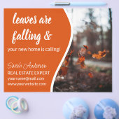 Real Anwesen Agent FALL CARD - Flyer (Einzeln)