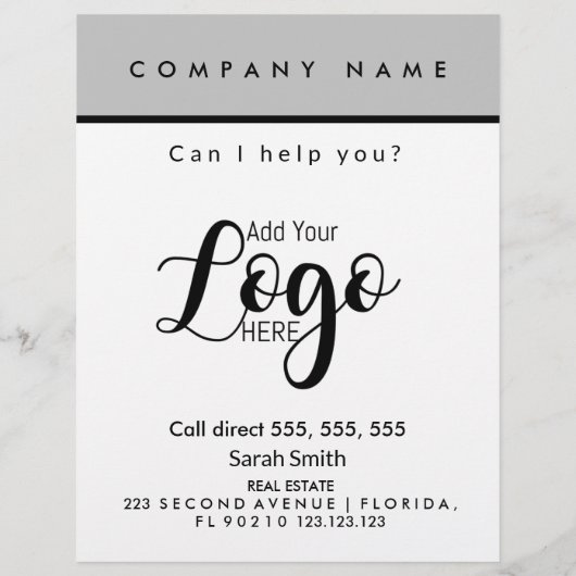 Real Anwesen Agent Farm CARD-Shop unterzeichnen Fl Flyer (Hinten)