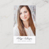 Real Anwesen Agent FotoCollage Visitenkarte (Vorderseite)