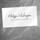 Real Anwesen Agent FotoCollage Visitenkarte