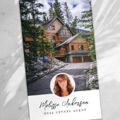 Real Anwesen Agent FotoCollage Visitenkarte