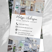 Real Anwesen Agent FotoCollage Visitenkarte