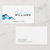 Real Anwesen Agent | Führungskraft Script Visitenkarte (Vorne/Hinten)