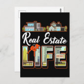 Real Anwesen Agent Funny Broker Investor Postkarte (Vorne/Hinten)