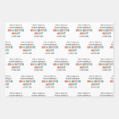 Real Anwesen Agent Funny Phantastisch Realtor Geschenkpapier Set (Vorderseite)