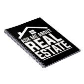 Real Anwesen Agent Funny Property Anwesen Broker Notizblock (Rechte Seite)