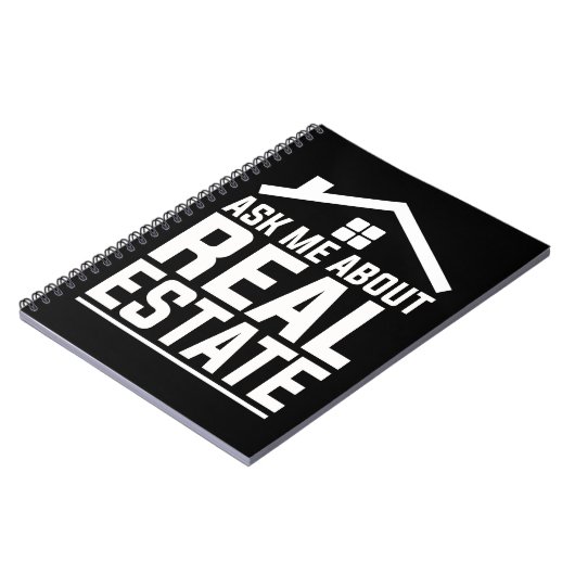 Real Anwesen Agent Funny Property Anwesen Broker Notizblock (Linke Seite)