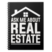 Real Anwesen Agent Funny Property Anwesen Broker Notizblock (Vorderseite)