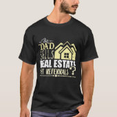 Real Anwesen Agent Funny Realtor Vater T-Shirt (Vorderseite)