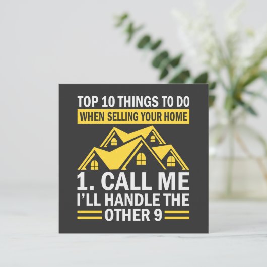 Real Anwesen Agent Funny Zitat (Stehend Vorderseite)