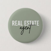 Real Anwesen Agent | Geschenke für Realtor Button (Vorderseite)