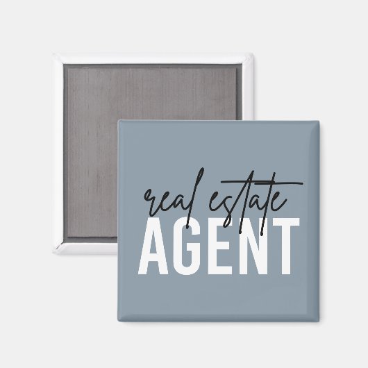Real Anwesen Agent | Geschenke für Realtor Magnet (Vorderseite/Rückseite)