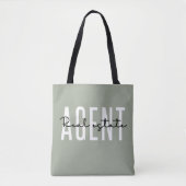 Real Anwesen Agent | Geschenke für Realtor Tasche (Vorderseite)