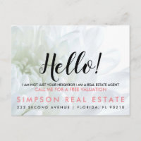 Real Anwesen Agent HELLO CARD