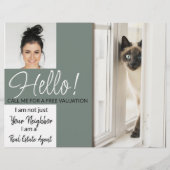 Real Anwesen Agent HELLO CARD - Flyer (Vorne)