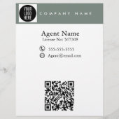 Real Anwesen Agent HELLO CARD - Flyer (Hinten)