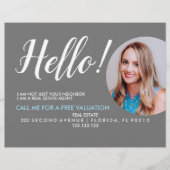 Real Anwesen Agent HELLO CARD - Flyer (Vorne)