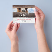 Real Anwesen Agent HELLO CARD Flyer (Gruppe)