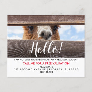 Real Anwesen Agent HELLO CARD Flyer