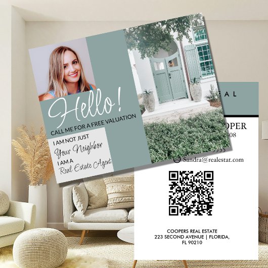 Real Anwesen Agent HELLO CARD - Flyer