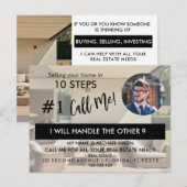 Real Anwesen Agent HELLO Frühjahrsvorstellung Ankündigungspostkarte (Vorne/Hinten)