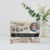 Real Anwesen Agent HELLO Frühjahrsvorstellung Ankündigungspostkarte (Stehend Vorderseite)