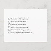 Real Anwesen Agent HELLO Frühjahrsvorstellung Ankündigungspostkarte (Rückseite)