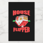 Real Anwesen Agent House Flipper Lebensmitteletikett (Einzelnes Label)