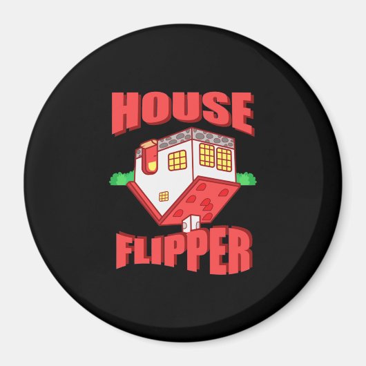 Real Anwesen Agent House Flipper Magnet (Vorne)
