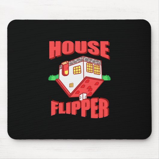 Real Anwesen Agent House Flipper Mousepad (Vorne)