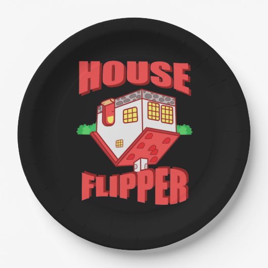 Real Anwesen Agent House Flipper Pappteller (Vorderseite)