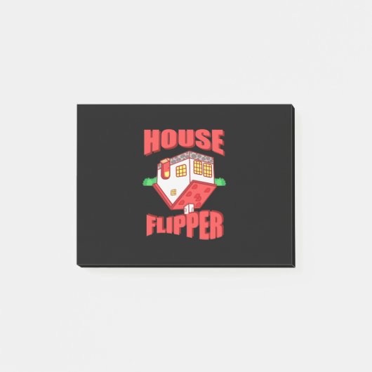 Real Anwesen Agent House Flipper Post-it Klebezettel (Vorderseite)