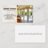 Real Anwesen Agent | Interior Zuhause | Moderne Kü Visitenkarte (Vorne/Hinten)