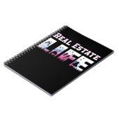 Real Anwesen Agent Investor House Broker Notizblock (Linke Seite)