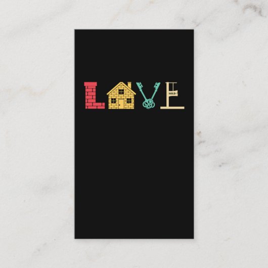 Real Anwesen Agent Investor Property Anwesen Broke Visitenkarte (Vorderseite)