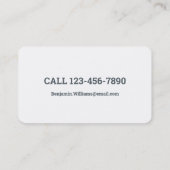 Real Anwesen Agent kaufen wir Häuser Visitenkarte (Rückseite)