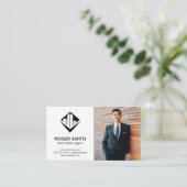 Real Anwesen Agent | Klassisch Visitenkarte (Stehend Vorderseite)