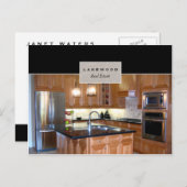 Real Anwesen Agent Küche Postkarte (Vorne/Hinten)