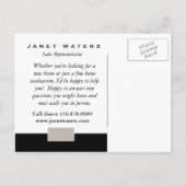 Real Anwesen Agent Küche Postkarte (Rückseite)